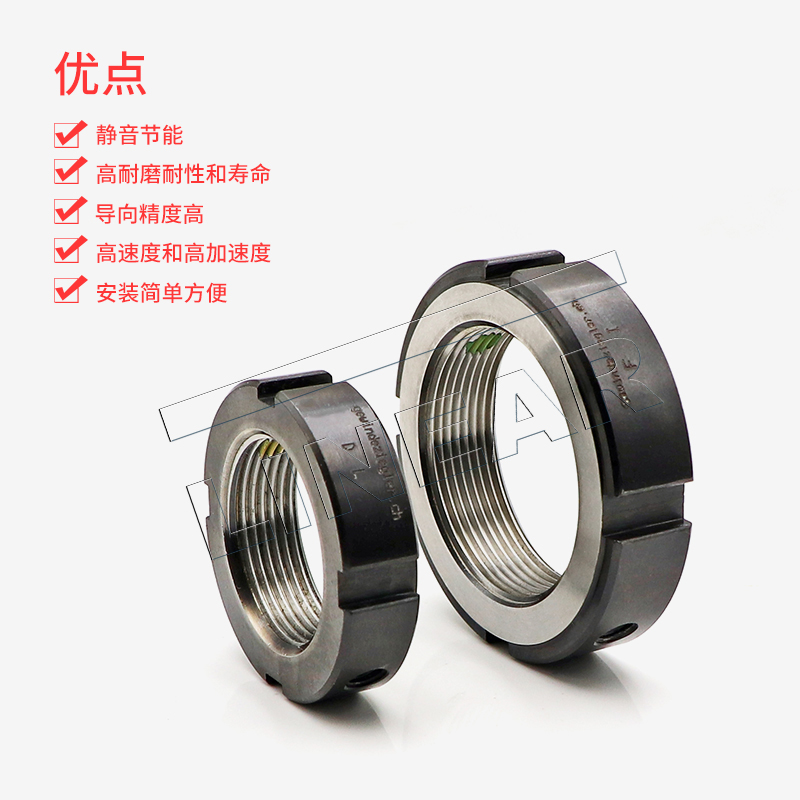 INA精密鎖緊螺母 ZMA80/120 軸承選型與規(guī)格 絲杠軸承專用鎖緊螺母(圖文)